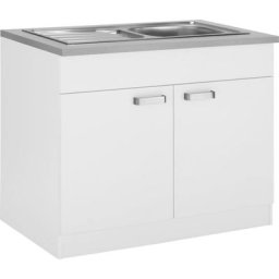 wiho Küchen Spülenschrank Husum 100 cm breit