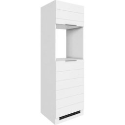 HELD MÖBEL Backofen/Kühlumbauschrank Luhe 60 cm breit, hochwertige MDF-Fronten mit waagerechter Lisene