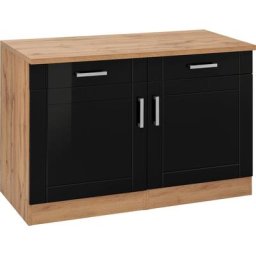 HELD MÖBEL Unterschrank Tinnum 120 cm breit, Metallgriffe, MDF Fronten, 2 Schubkästen, 2 Türen