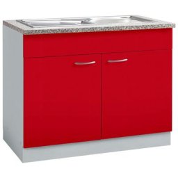 wiho Küchen Spülenschrank Kiel 100 cm breit