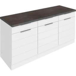 HELD MÖBEL Unterschrank Luhe 180 cm breit, für viel Stauraum, MDF-Fronten mit waagerechter Lisene