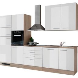 BASIC by Balculina Küchenzeile Laurel, ohne E-Geräte, Breite 310 cm