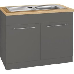 wiho Küchen Spülenschrank Unna 100 cm breit
