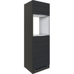 HELD MÖBEL Backofen/Kühlumbauschrank Luhe 60 cm breit, hochwertige MDF-Fronten mit waagerechter Lisene