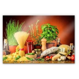 Wall-Art Küchenrückwand Spritzschutz Italienisch Kochen, (1-tlg)