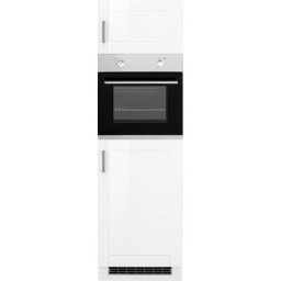 HELD MÖBEL Backofenumbauschrank Tinnum 60 cm breit, 200 cm hoch, Metallgriffe, MDF Fronten, für Backofen