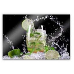 Wall-Art Küchenrückwand Spritzschutz Splashing Mojito, (1-tlg)