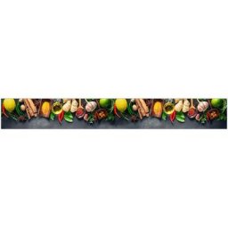 MySpotti Küchenrückwand fixy Dacio, (1-tlg), selbstklebende und flexible Küchenrückwand-Folie