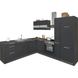 HELD MÖBEL Küche Luhe, Stellbreite 240x270 cm, wahlweise mit oder ohne E-Geräten, MDF-Fronten