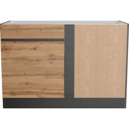 HELD MÖBEL Eckunterschrank Riesa Breite 120 cm, MDF-Fronten