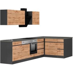 HELD MÖBEL Küche Riesa, Stellbreite 340x150 cm, wahlweise mit oder ohne E-Geräte