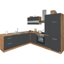 HELD MÖBEL Küche Luhe, Stellbreite 240x270 cm, wahlweise mit oder ohne E-Geräten, MDF-Fronten