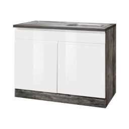 HELD MÖBEL Spülenschrank Virginia 100 cm breit, inklusive Einbauspüle