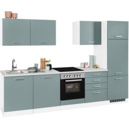 HELD MÖBEL Küchenzeile Visby, ohne E-Geräte, Breite 300 cm für Kühlschrank