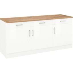 HELD MÖBEL Unterschrank Tinnum 180 cm breit, Metallgriffe, MDF Fronten, 3 Schubkästen, 3 Türen