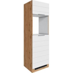 HELD MÖBEL Backofenumbauschrank Luhe 60 cm breit, hochwertige MDF-Fronten mit waagerechter Lisene