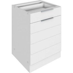 HELD MÖBEL Unterschrank Luhe 60 cm breit, hochwertige MDF-Fronten mit waagerechter Lisene
