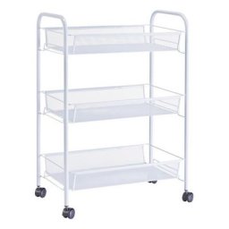 Zeller Present Rollwagen Mesh, Breite 43,5 cm, Badregal mit Körben aus Mesh