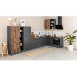 HELD MÖBEL Küche Bruneck, Stellbreite 380/180 cm breit, wahlweise mit oder ohne E-Geräte, MDF