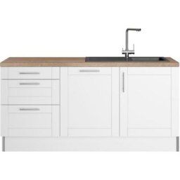 OPTIFIT Küche Ahus, 180 cm breit, ohne E-Geräte, Soft Close Funktion, MDF Fronten