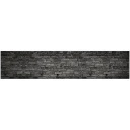 MySpotti Küchenrückwand fixy Nero, (1-tlg), selbstklebende und flexible Küchenrückwand-Folie