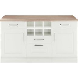 HELD MÖBEL Unterschrank Stockholm 150 cm breit, hochwertige MDF-Fronten mit Fräsung, viel Stauraum