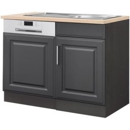 HELD MÖBEL Spülenschrank Stockholm hochwertige MDF-Fronten