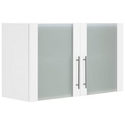 wiho Küchen Glashängeschrank Cali Front mit Glaseinsatz