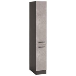 HELD MÖBEL Apothekerschrank Tulsa 30 cm breit, 200 cm hoch, mit 2 Auszügen, Metallgriff, MDF Front
