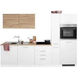 HELD MÖBEL Küchenzeile Visby, ohne E-Geräte, Breite 270 cm für Kühlschrank und Geschirrspüler