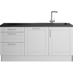 OPTIFIT Küche Ahus, 180 cm breit, ohne E-Geräte, Soft Close Funktion, MDF Fronten