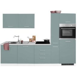 HELD MÖBEL Küchenzeile Visby, ohne E-Geräte, Breite 270 cm für Kühlschrank und Geschirrspüler