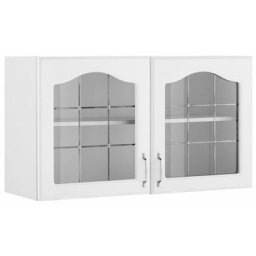 wiho Küchen Glashängeschrank Linz 100 cm breit, mit 2 Glastüren