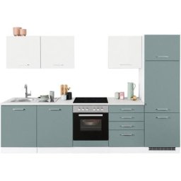 HELD MÖBEL Küchenzeile Visby, ohne E-Geräte, Breite 300 cm für Kühlschrank