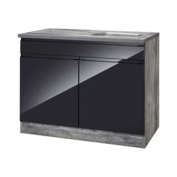 HELD MÖBEL Spülenschrank Virginia 100 cm breit, inklusive Einbauspüle