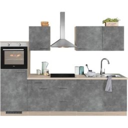 wiho Küchen Küchenzeile Zell, ohne E-Geräte, Breite 280 cm