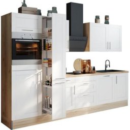 OPTIFIT Küche Ahus, 310 cm breit, MDF Fronten, Soft Close Funktion