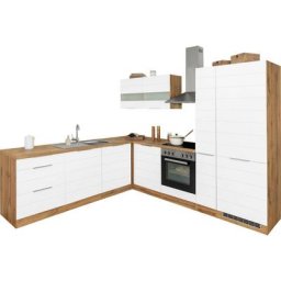 HELD MÖBEL Küche Luhe, Stellbreite 240x270 cm, wahlweise mit oder ohne E-Geräten, MDF-Fronten