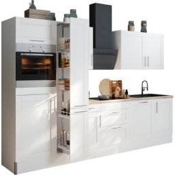 OPTIFIT Küche Ahus, 310 cm breit, MDF Fronten, Soft Close Funktion
