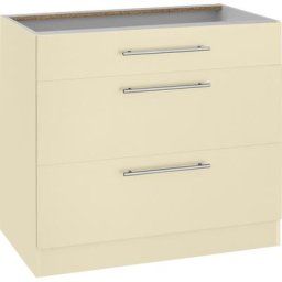 wiho Küchen Unterschrank Unna 90 cm breit, mit 2 großen Auszügen, ohne Arbeitsplatte