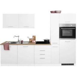 HELD MÖBEL Küchenzeile Visby, ohne E-Geräte, Breite 270 cm für Kühlschrank und Geschirrspüler