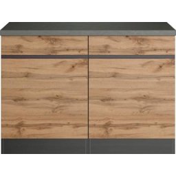 HELD MÖBEL Unterschrank Riesa Breite 120 cm, MDF-Fronten