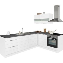 HELD MÖBEL Küche Luhe, Stellbreite 240x180 cm, wahlweise mit oder ohne E-Geräten, MDF-Fronten