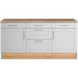 OPTIFIT Küche Ahus, 180 cm breit, ohne E-Geräte, Soft Close Funktion, MDF Fronten