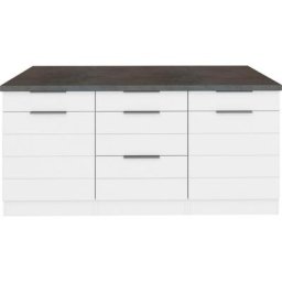HELD MÖBEL Unterschrank Luhe 180 cm breit, für viel Stauraum, MDF-Fronten mit waagerechter Lisene