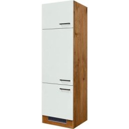 Flex-Well Kühlumbauschrank Vintea 60 cm breit, 200 cm hoch, inklusive Kühlschrank