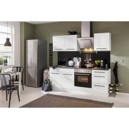 HELD MÖBEL Hängeschrank Tulsa 50 cm breit, 57 cm hoch, 1 Tür, schwarzer Metallgriff, MDF Front