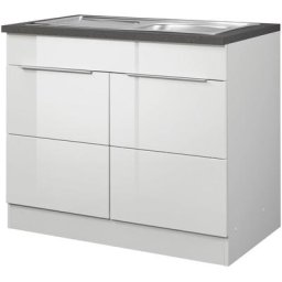 HELD MÖBEL Spülenschrank Brindisi 100 cm breit, inklusive Einbauspüle