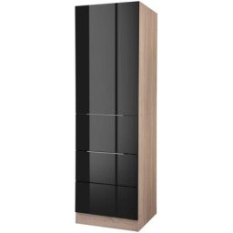 HELD MÖBEL Seitenschrank Brindisi 60 cm breit, 200 cm hoch, viel Stauraum