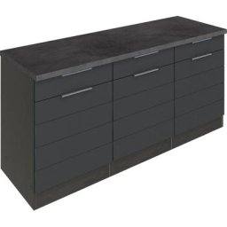 HELD MÖBEL Unterschrank Luhe 180 cm breit, für viel Stauraum, MDF-Fronten mit waagerechter Lisene